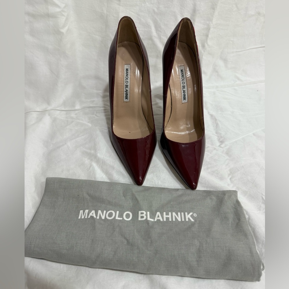 Manolo Blahnik BB 105 Patent Pumps